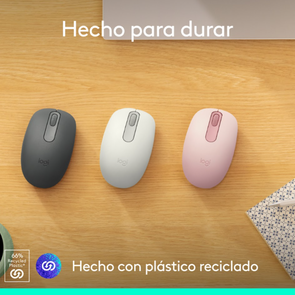MOUSE LOGITECH M196 BLUETOOTH BLANCO - 4
