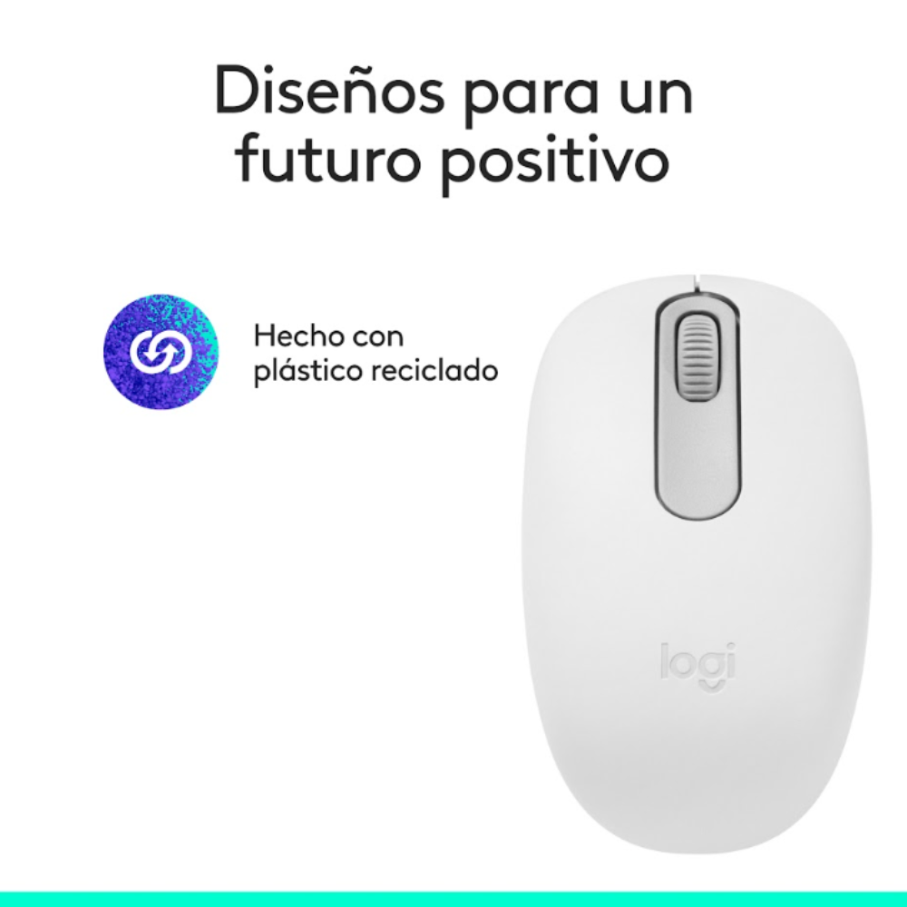 MOUSE LOGITECH M196 BLUETOOTH BLANCO - 8
