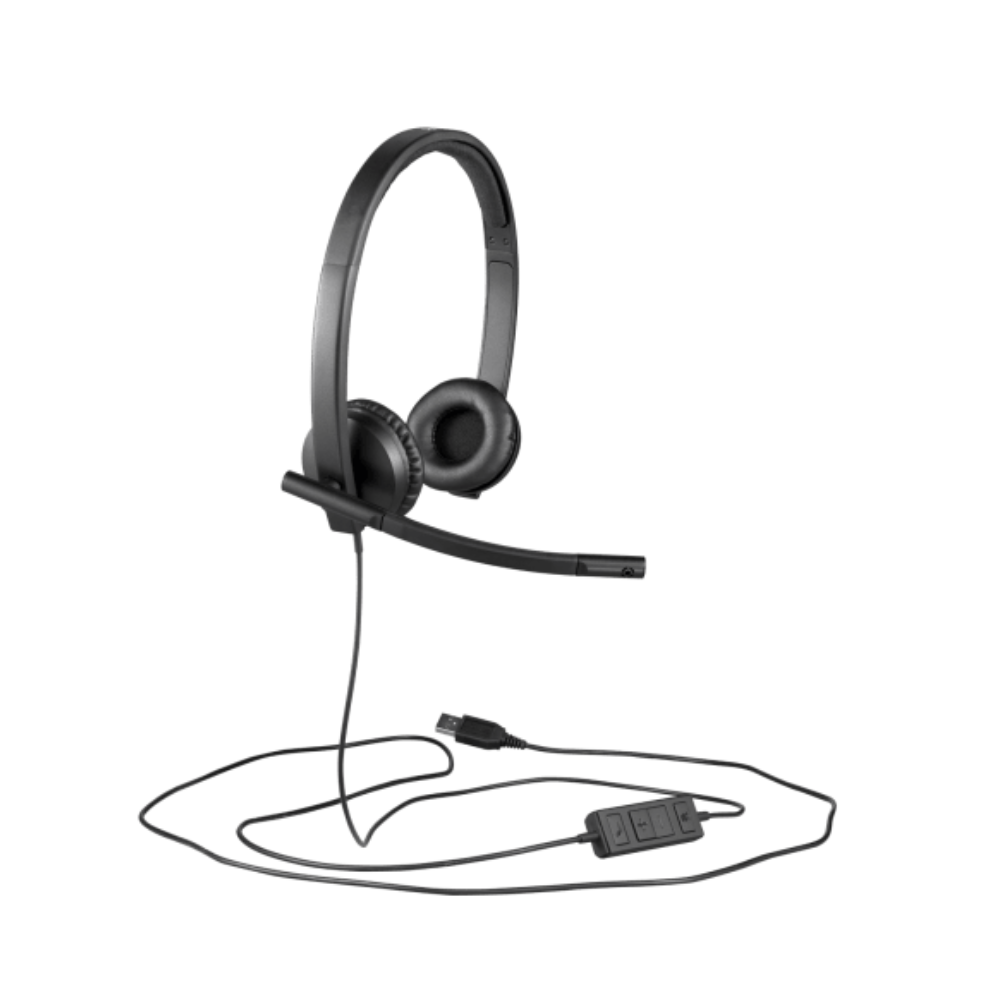 AUDIFONO LOGITECH H570E STEREO NEGRO USB - 5
