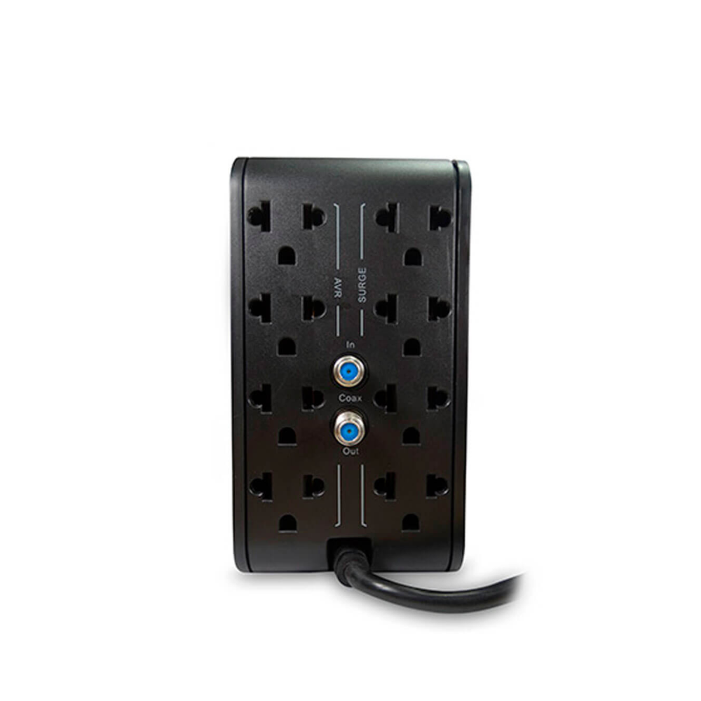 ESTABILIZADOR CDP 1000VA (500W) R2CU-AVR1008I 4-USB 8 TOMAS 220V - 3
