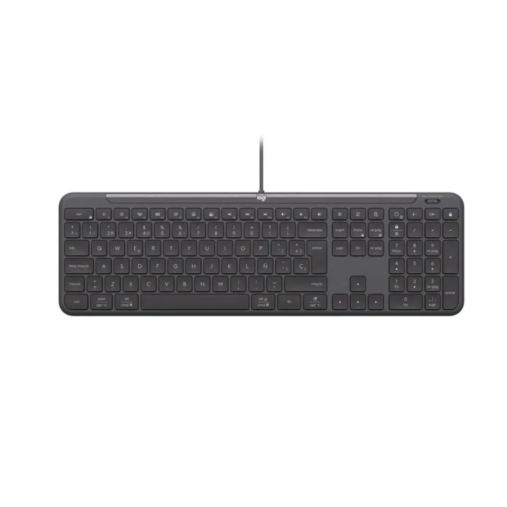 KIT TECLADO Y MOUSE LOGITECH MK620 CABLEADO COLOR NEGRO - 3