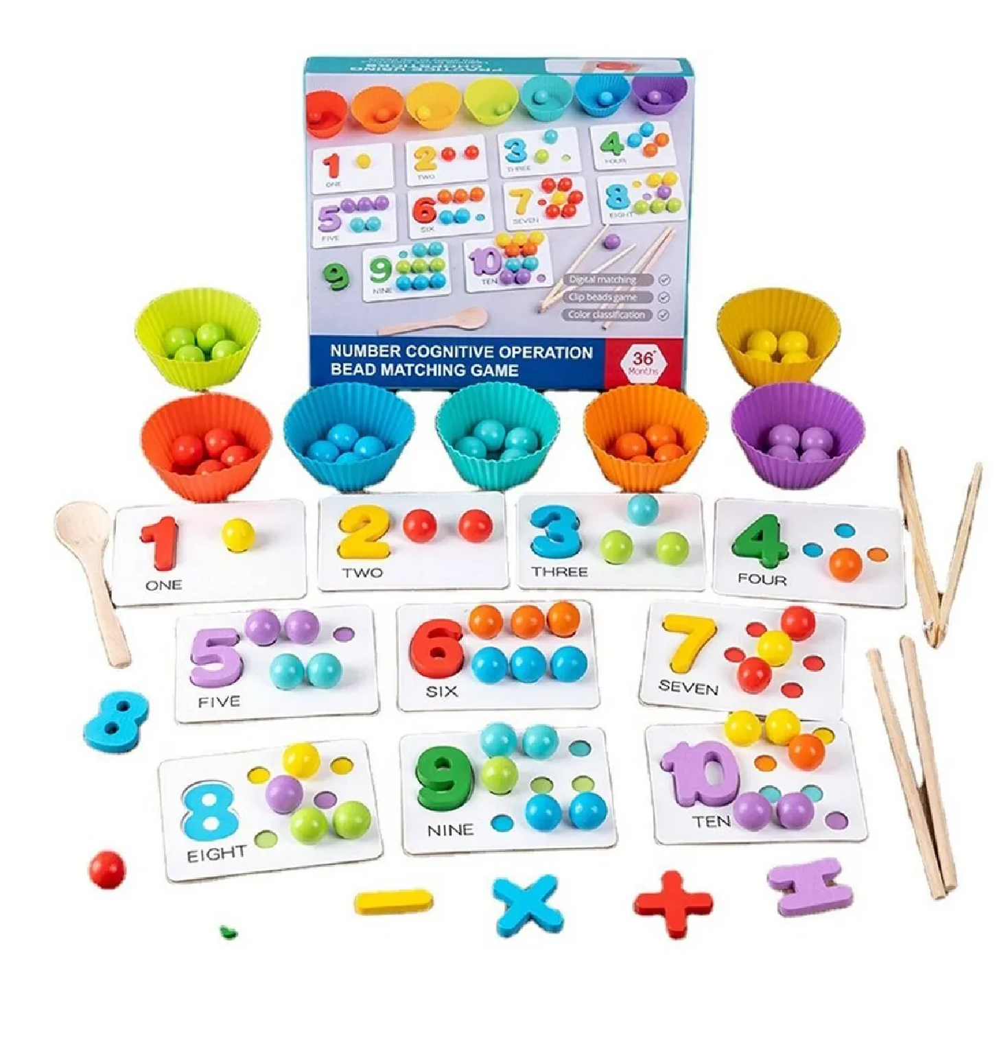 Juego Didáctico de Conteo Matemático - 1