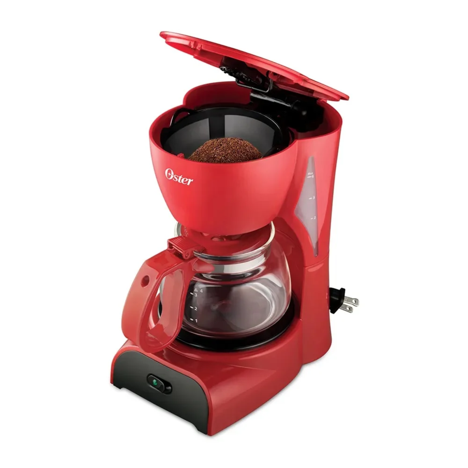 CAFETERA OSTER BVSTDCDR5R FILTRO 4 TAZAS ROJO - 2