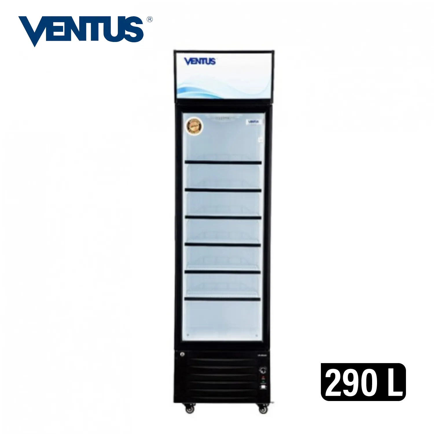 Exhibidor Vertical Visicooler LG-290 LED 1 Puerta 290Lt Ventus - 1