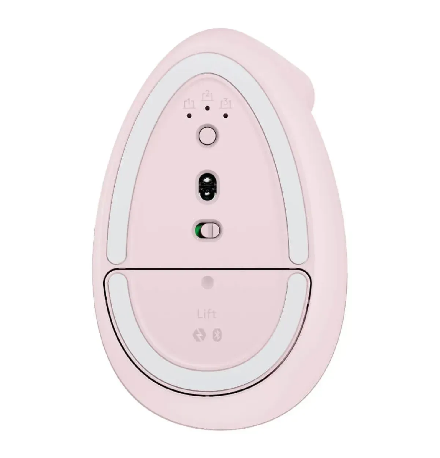Mouse Logitech Lift Vertical Ergonómico Inalámbrico Bluetooth - Rosa - 7