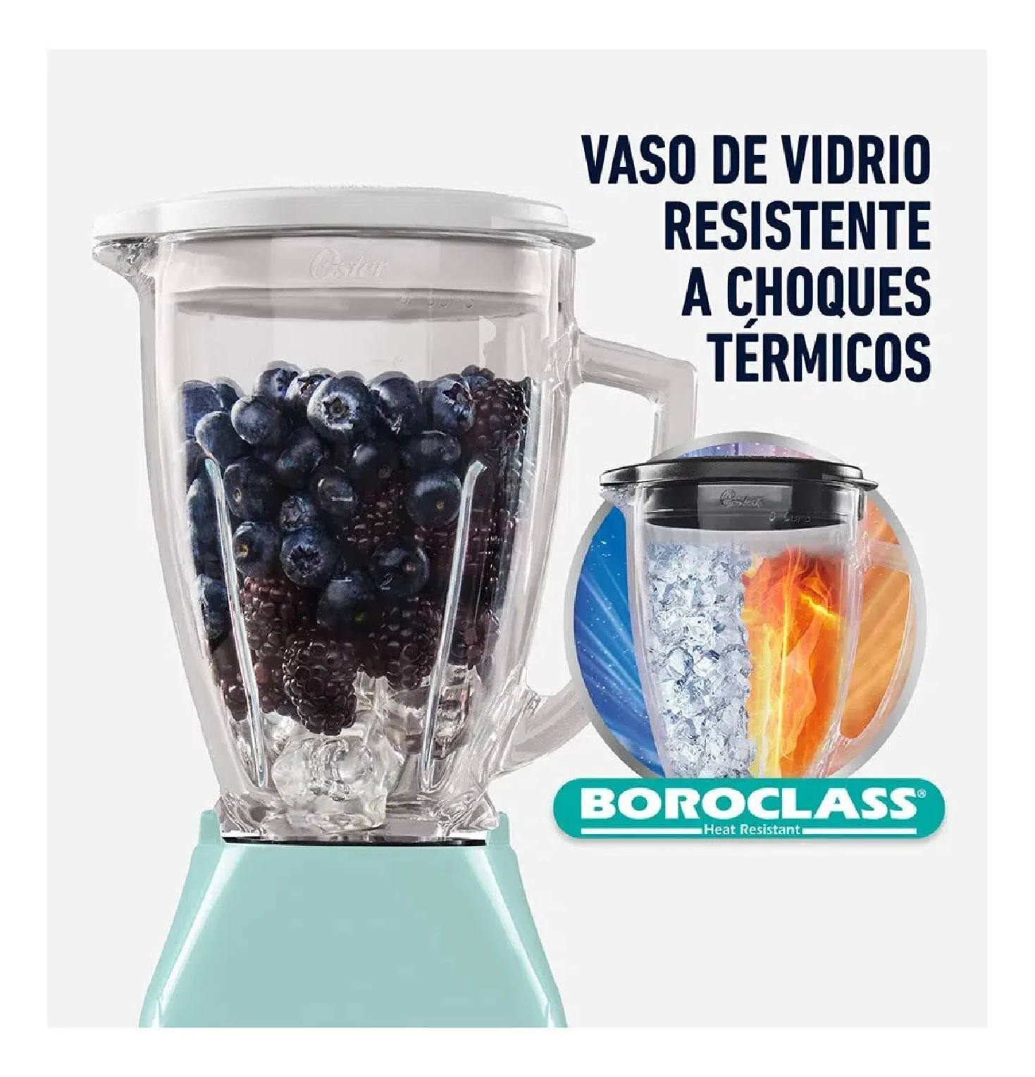 Licuadora Oster BLSTKAG-VPB 550 Watts - Celeste - 3
