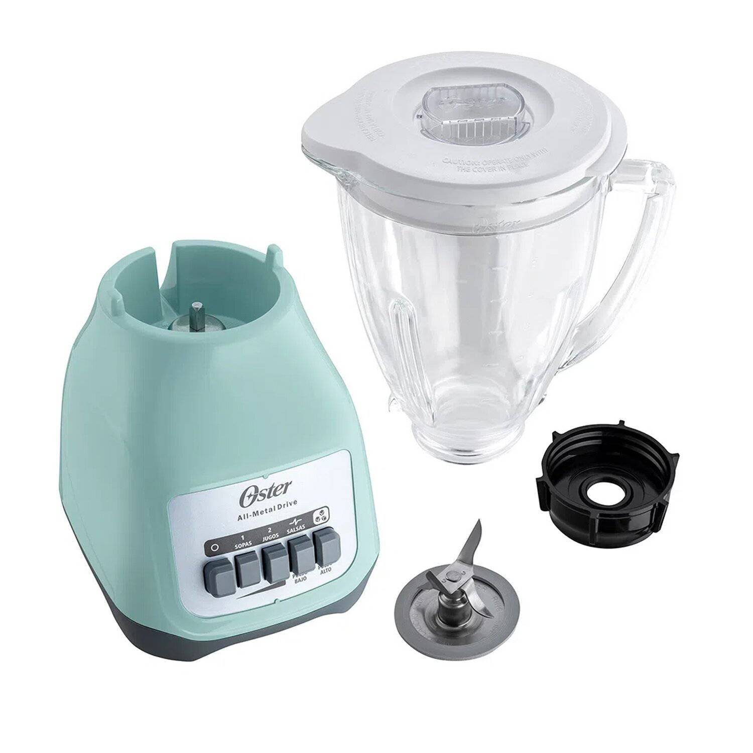 Licuadora Oster BLSTKAG-VPB 550 Watts - Celeste - 4
