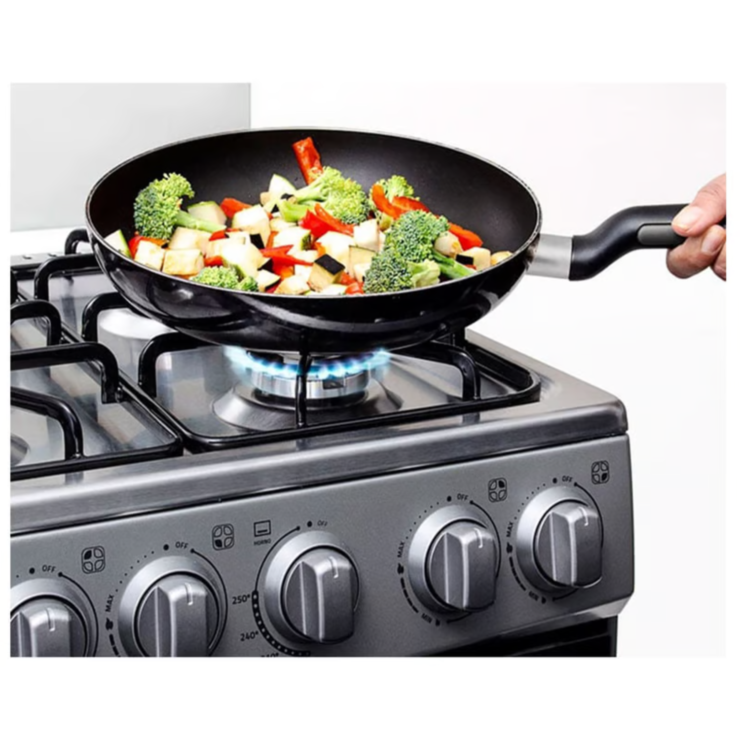 Cocina a Gas Indurama Fontana 20" 4 Hornillas - Gris - 5