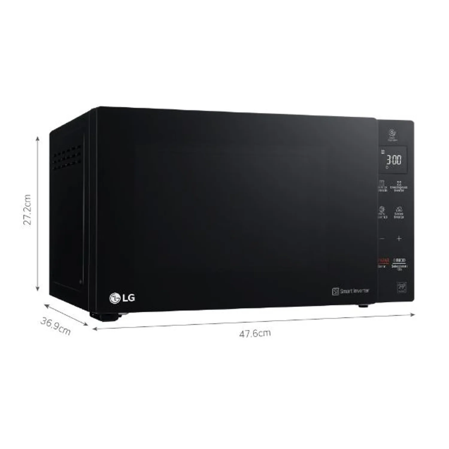HORNO MICROONDAS LG MS2536GIS 25L NEGRO - 2