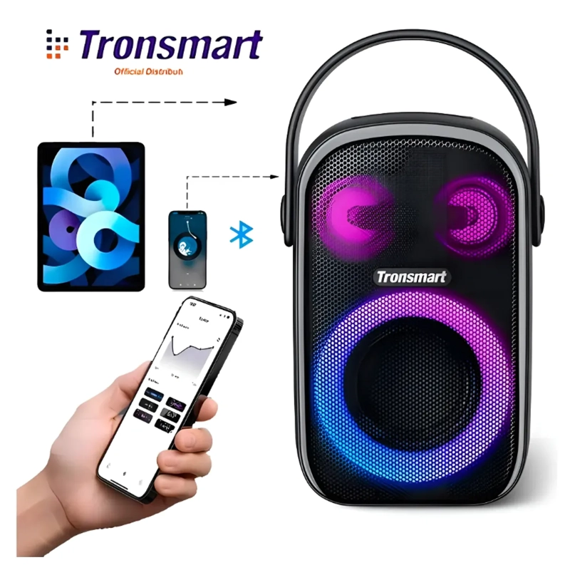 Parlante Bluetooth Tronsmart Halo 100 Sonido 60W y Efectos de Luz RGB - 4