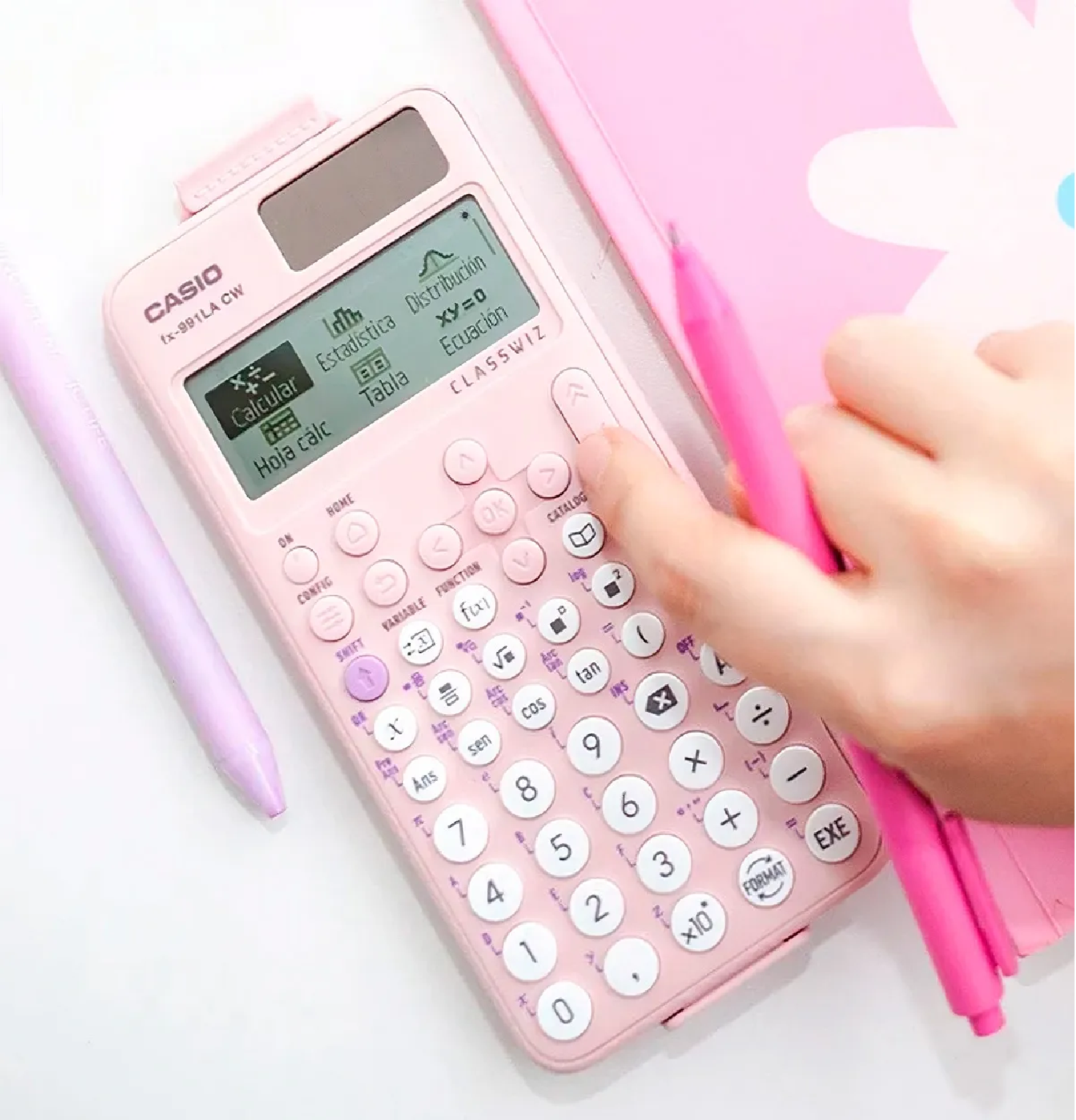 CALCULADORA CIENTÍFICA CASIO CLASSWIZ FX-991LA CW PK – ROSADO - 3