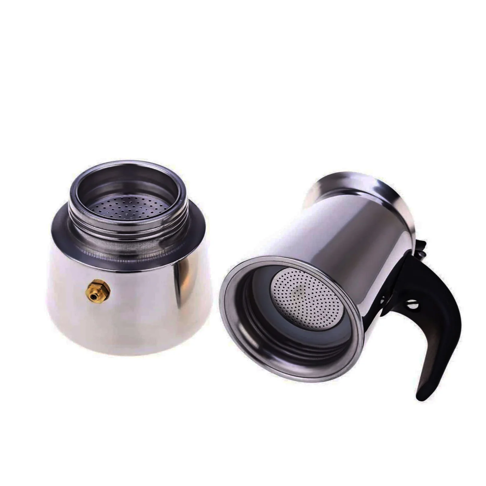 CAFETERA ITALIANA 6 TAZAS ACERO INOXIDABLE ESPRESSO MAKER | Acero - 2