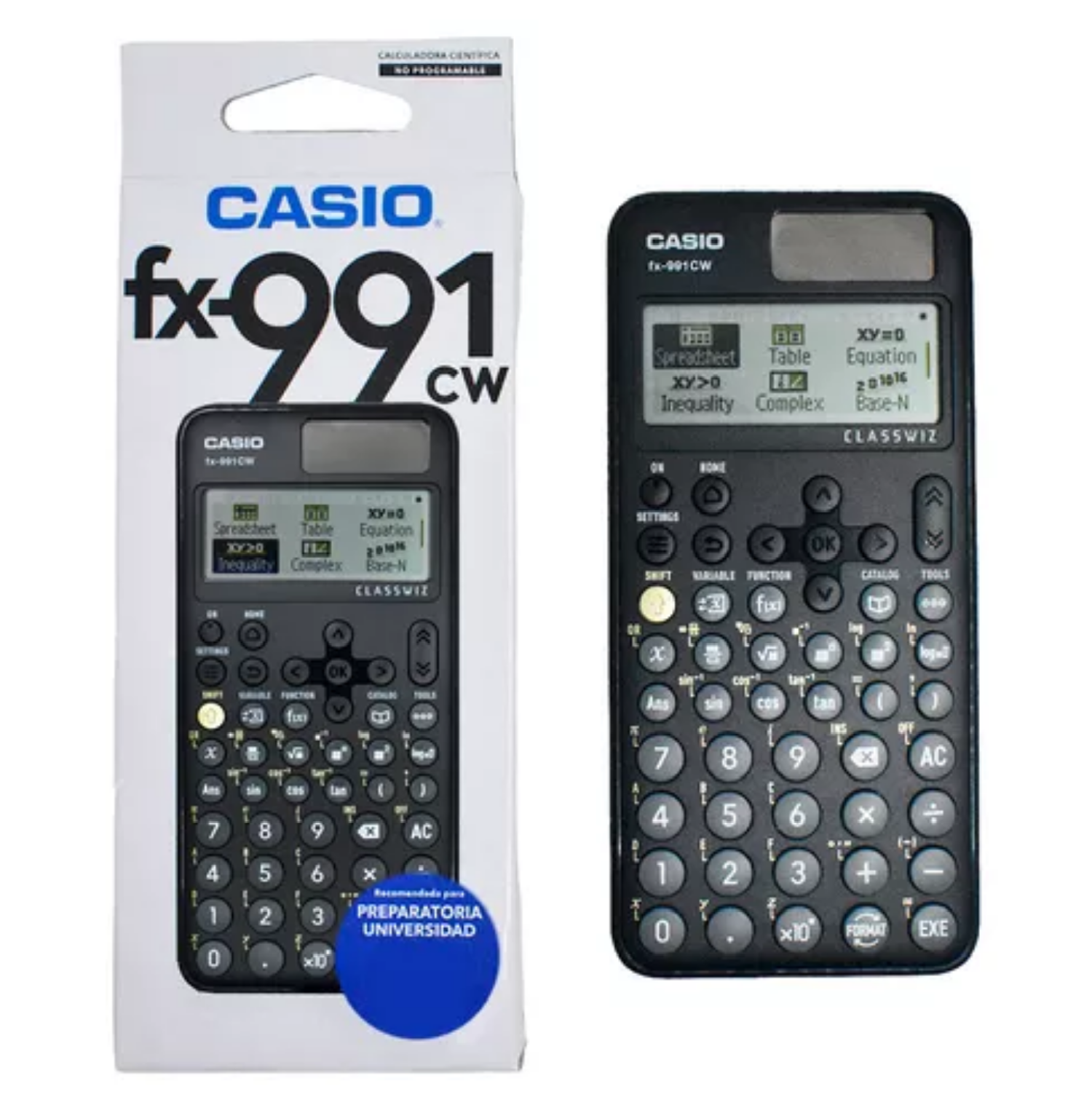 CALCULADORA CIENTÍFICA CASIO PROFESIONAL FX-570LA CW NEGRO - 3