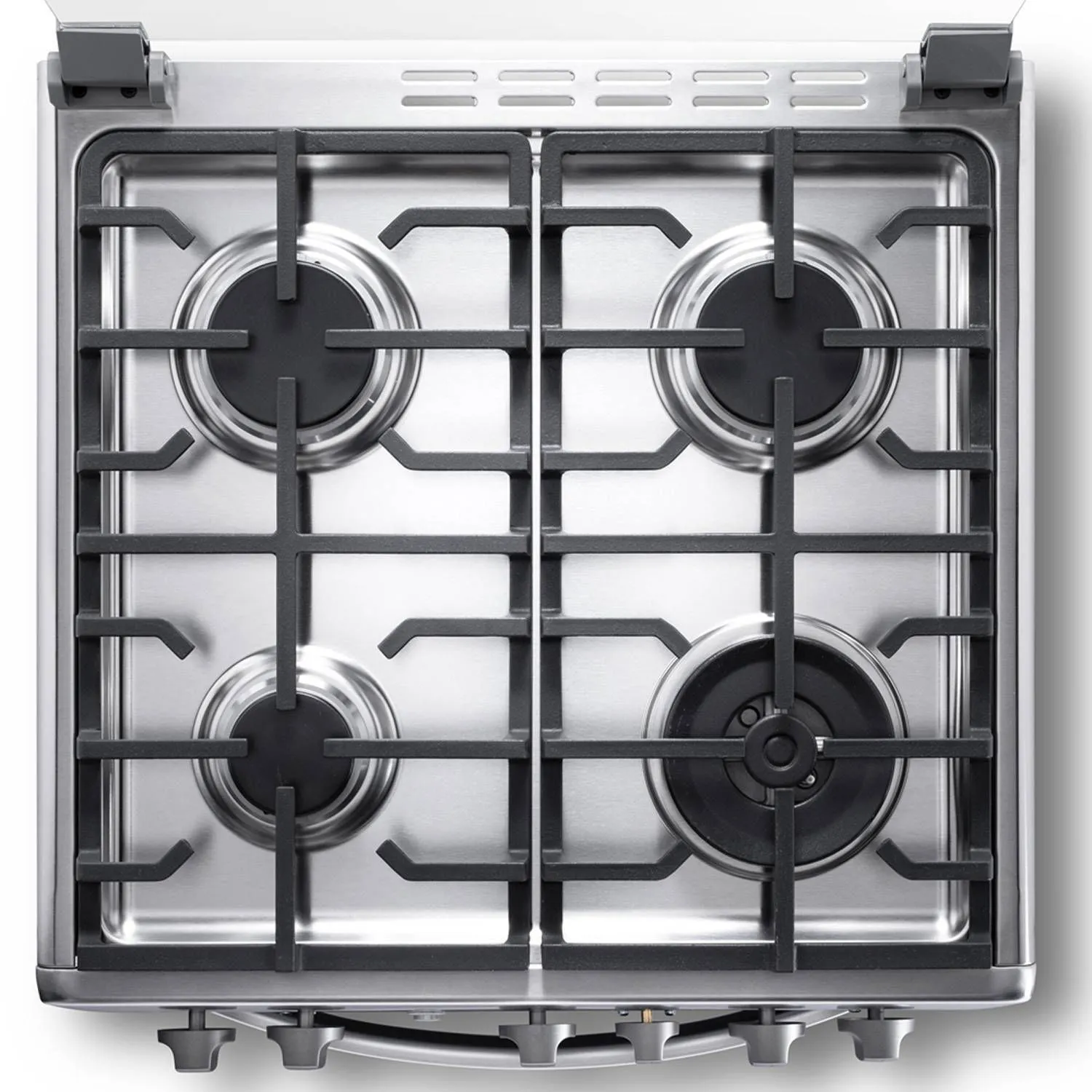 COCINA A GAS INDURAMA 4 HORNILLAS FLORENCIA ZAFIRO CROMA - 6