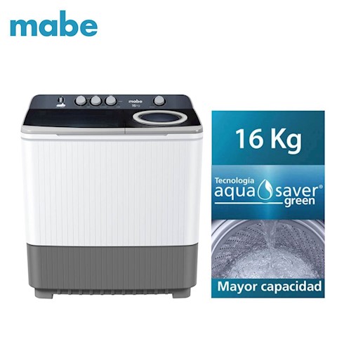Lavadora Mabe LMD6124PBBBB0 Semiautomática 16kg - Blanco - 2