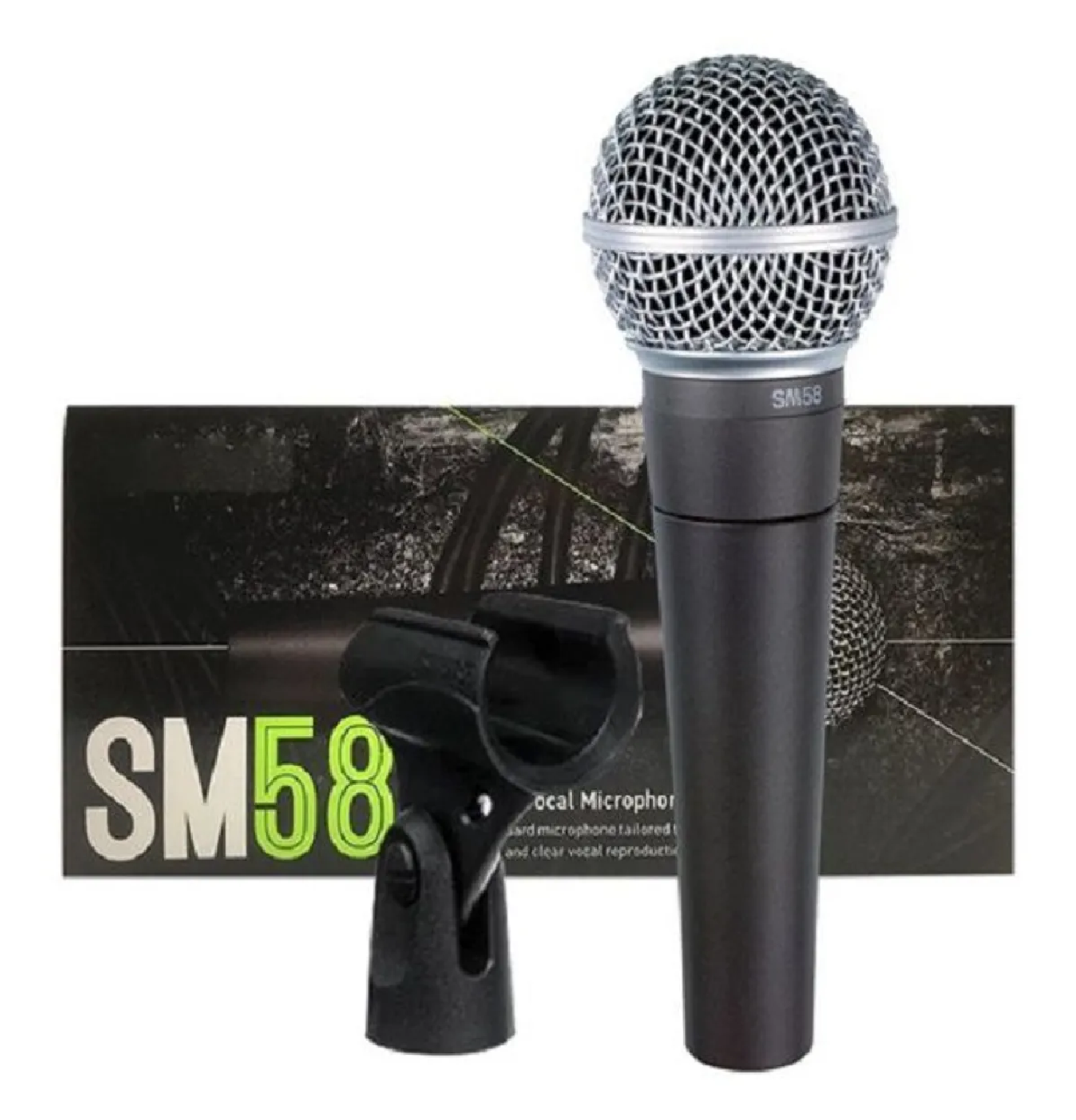 Micrófono Shure SM58-LC Dinámico Cardioide - Negro - 1
