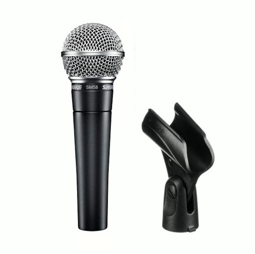 Micrófono Shure SM58-LC Dinámico Cardioide - Negro - 2