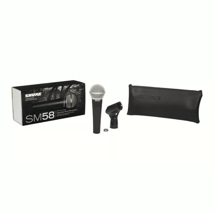 Micrófono Shure SM58-LC Dinámico Cardioide - Negro - 6