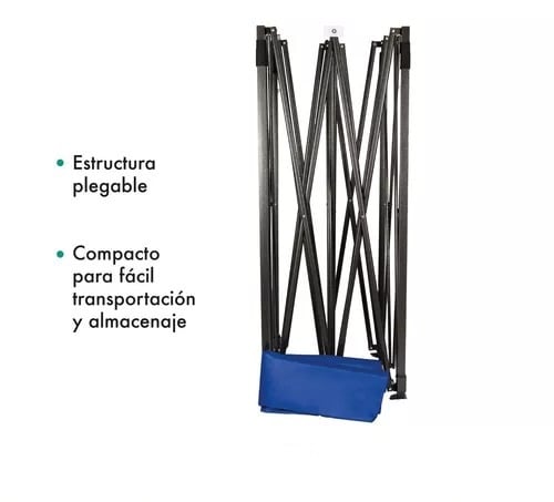 CARPA TOLDO 3X3 PLEGABLE REFORZADO IMPERMEABLE EVENTOS - 2