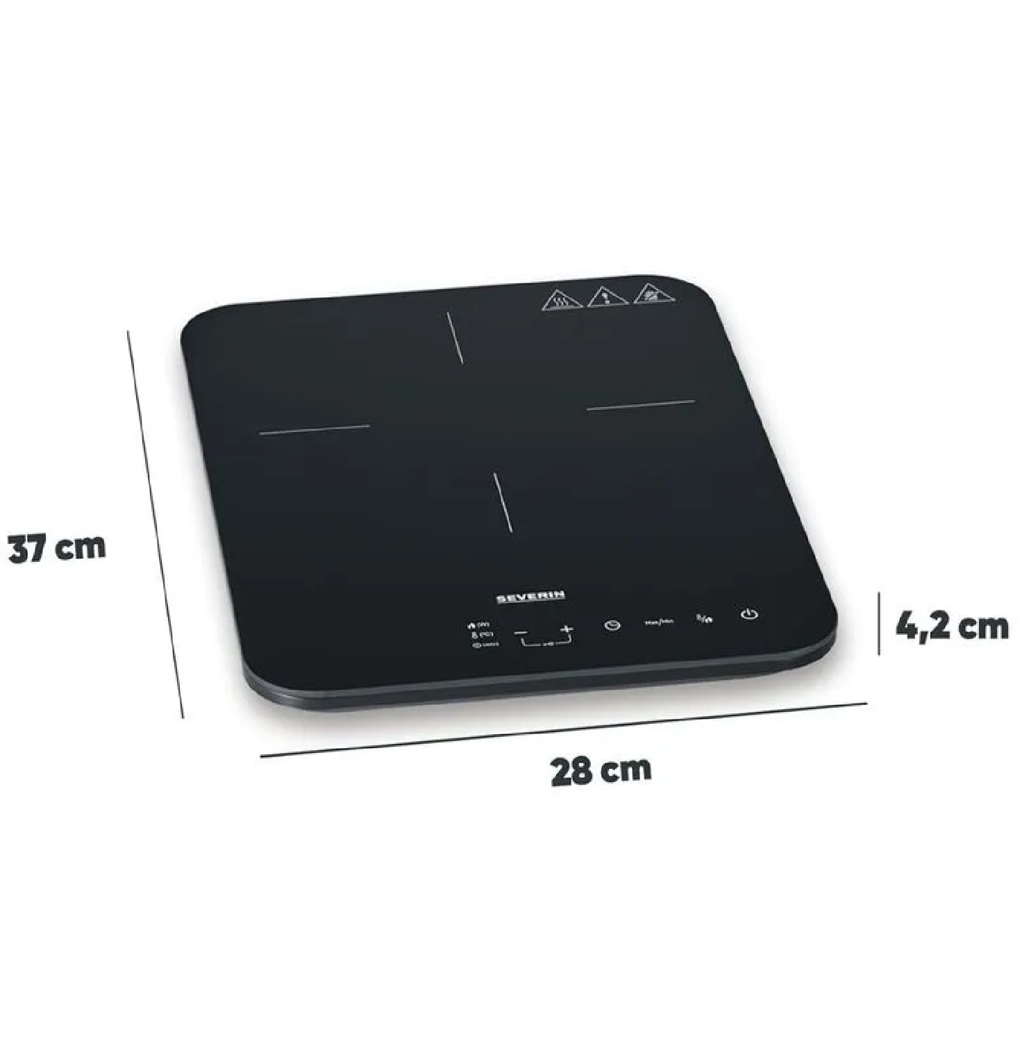 Cocina de Inducción SEVERIN KP 1032 1 Hornilla - Negro - 2