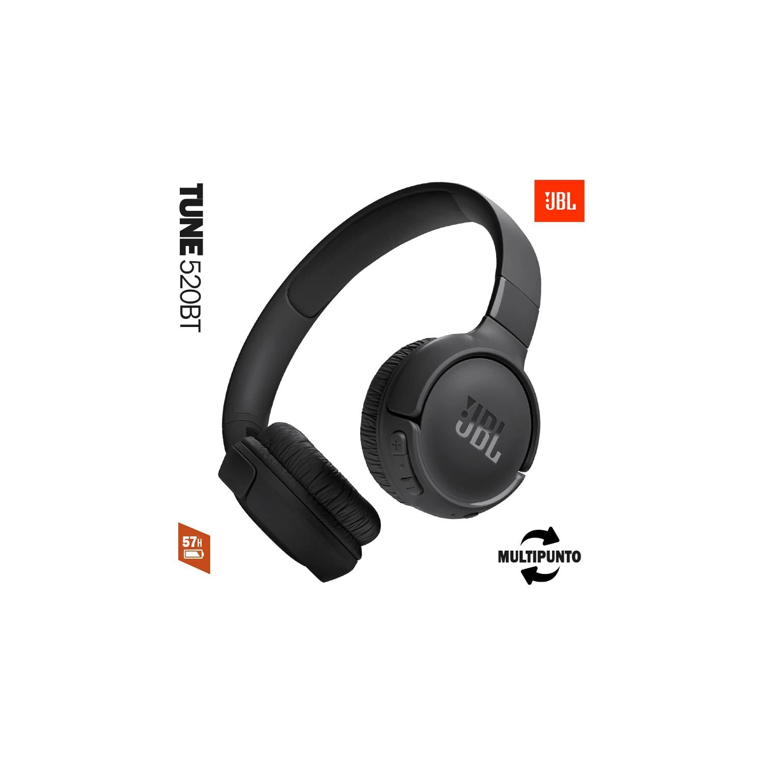 AUDÍFONOS JBL BLUETOOTH TUNE 520BT MULTIPOINT PURE BASS - 4