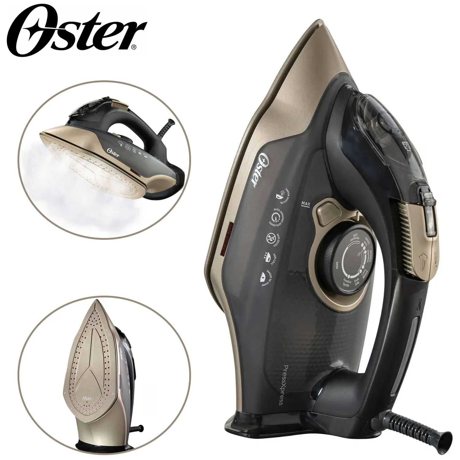 Plancha a Vapor Oster PressXpress con Apagado Automático GCSTPX9000B - 1