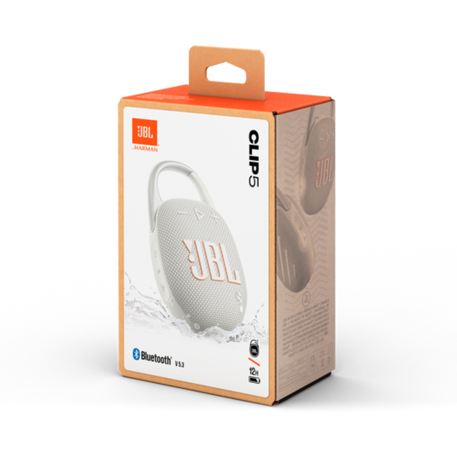 Parlante Bluetooth JBL Clip 5 - Blanco - 6