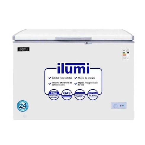 CONGELADOR ILUMI 340L CON TINA DE ACERO INOXIDABLE TFI-3400WH – BLANCO - 4
