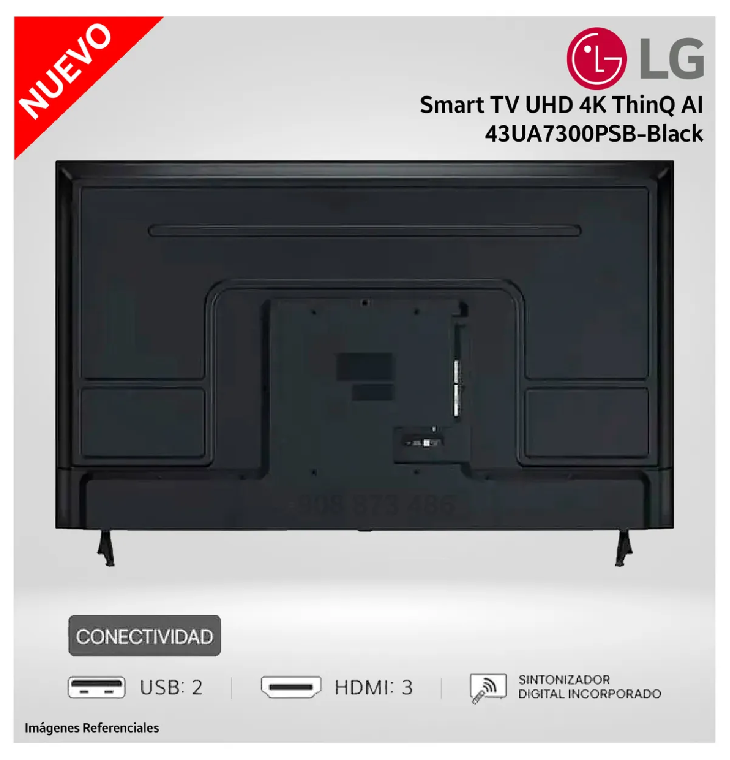 TELEVISOR LG 43” 4K UHD LED AI THINQ 2025 (43UA7300PSB) - 3