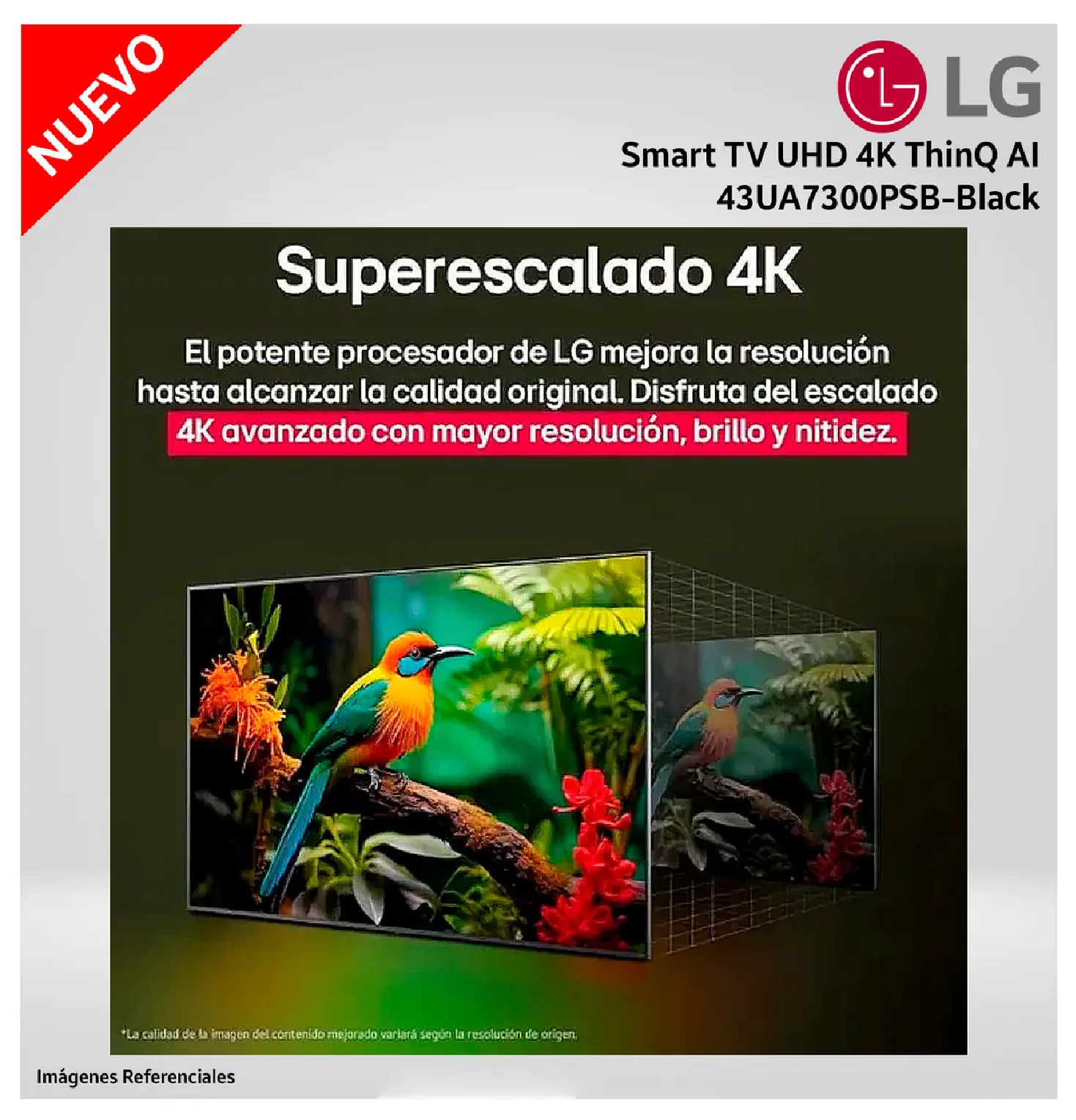 TELEVISOR LG 43” 4K UHD LED AI THINQ 2025 (43UA7300PSB) - 5
