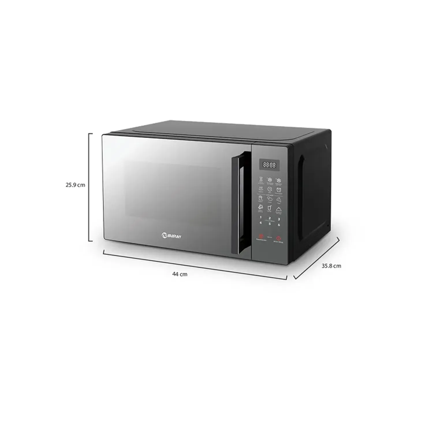 HORNO MICROONDAS MIRAY HMM-205N 20 LITROS - 2