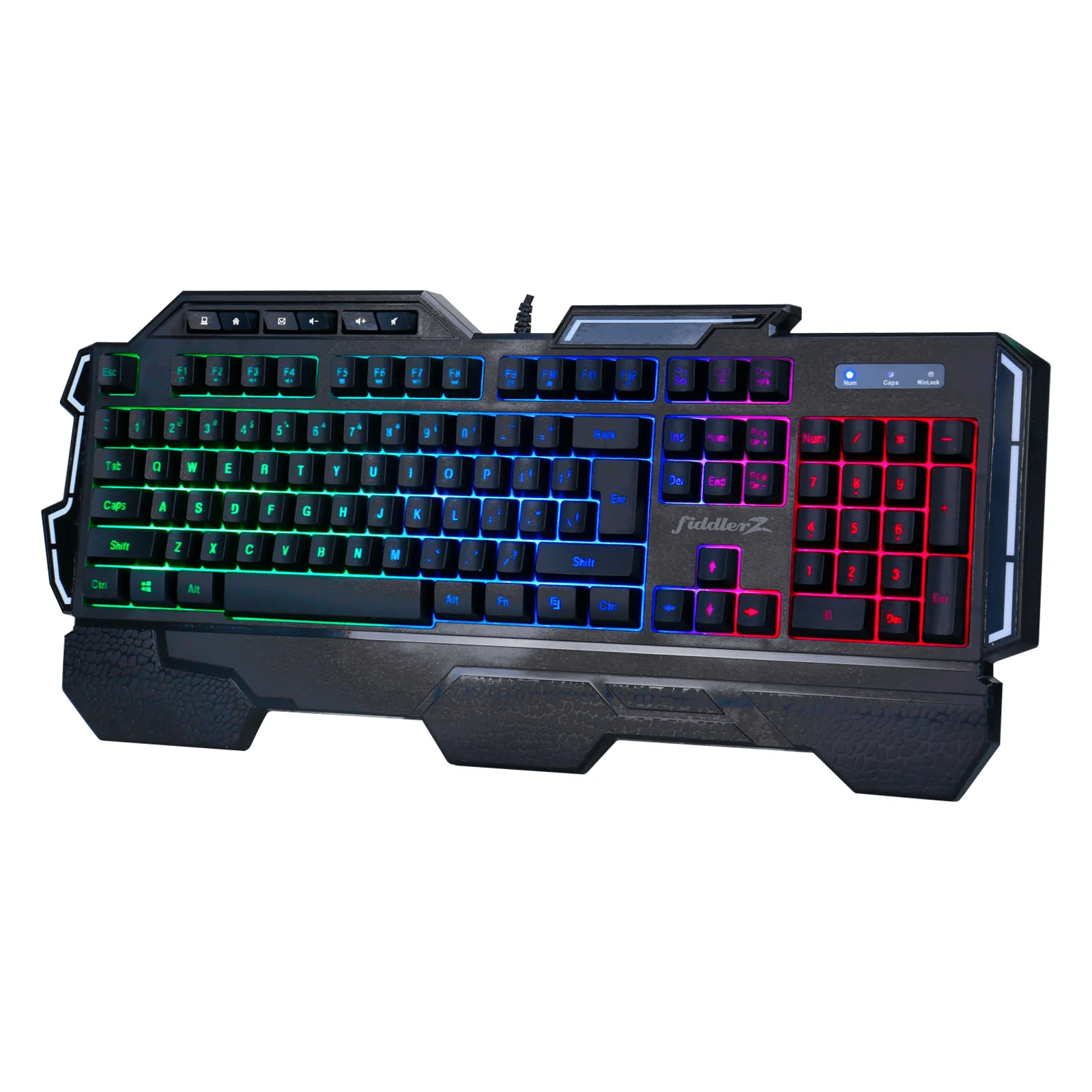 TECLADO GAMER FIDDLER FD-KD609 RETROILUMINADO Z - 1