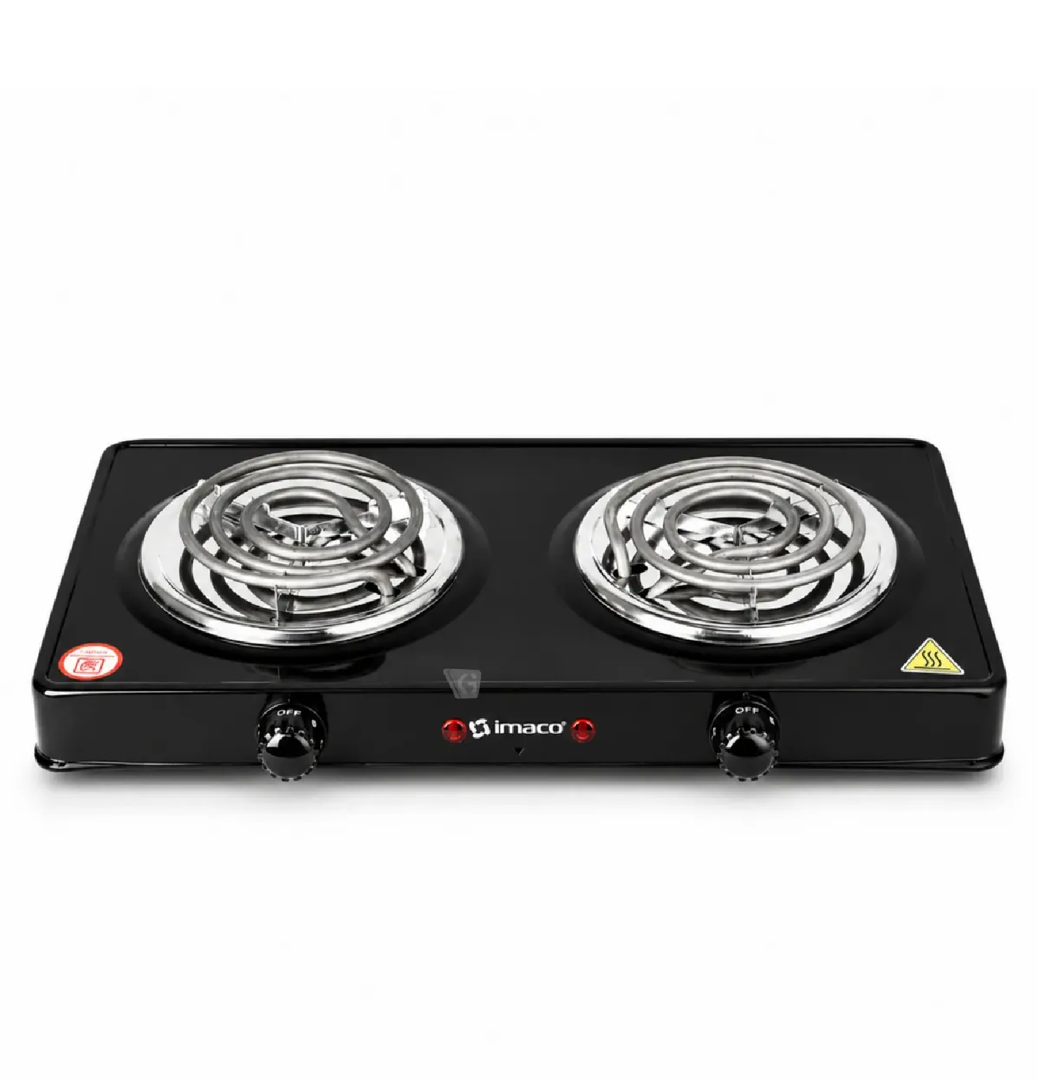 COCINA ELÉCTRICA IMACO DE 2 HORNILLAS HP1400 – NEGRO - 2