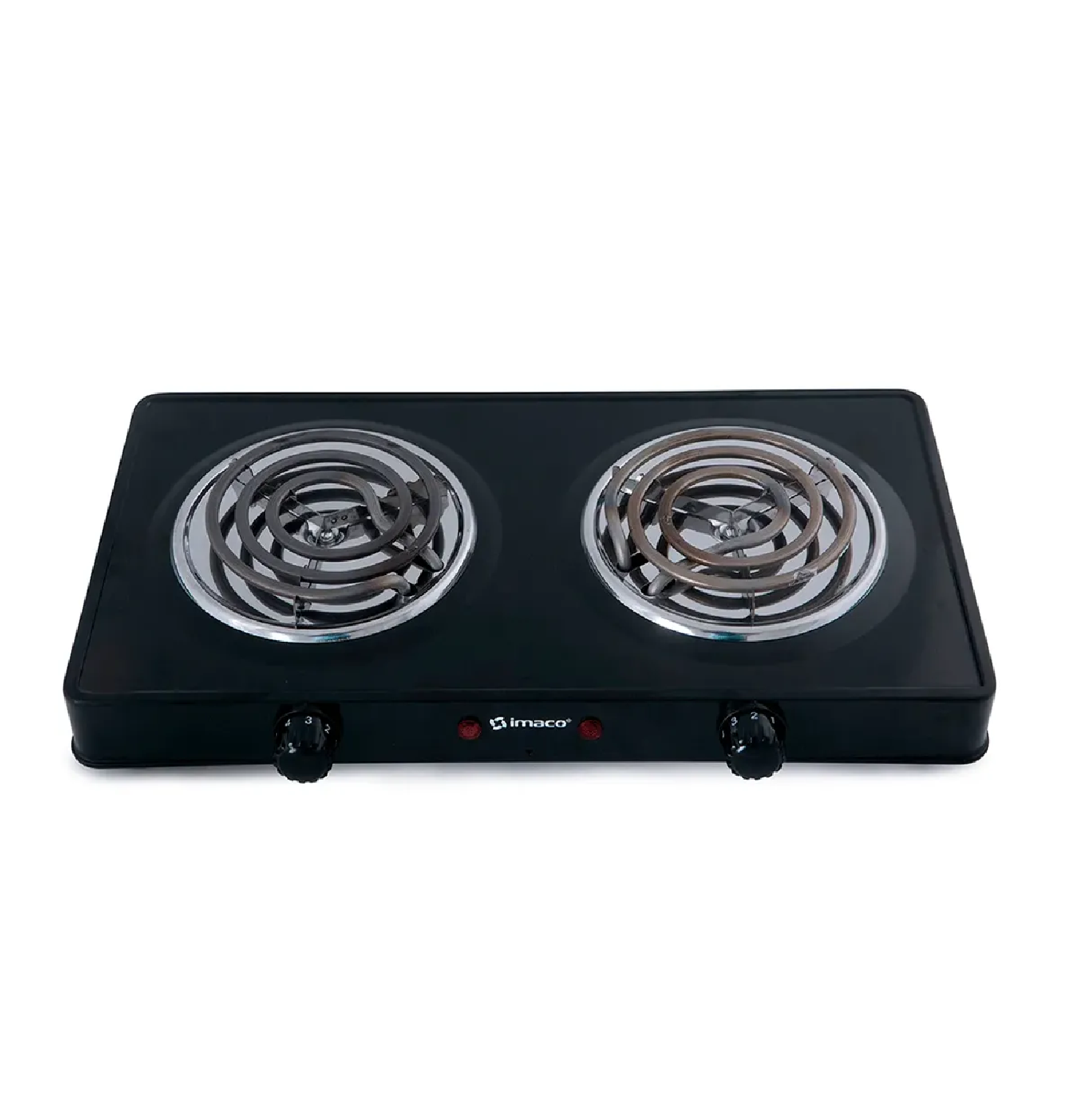 COCINA ELÉCTRICA IMACO DE 2 HORNILLAS HP1400 – NEGRO - 3
