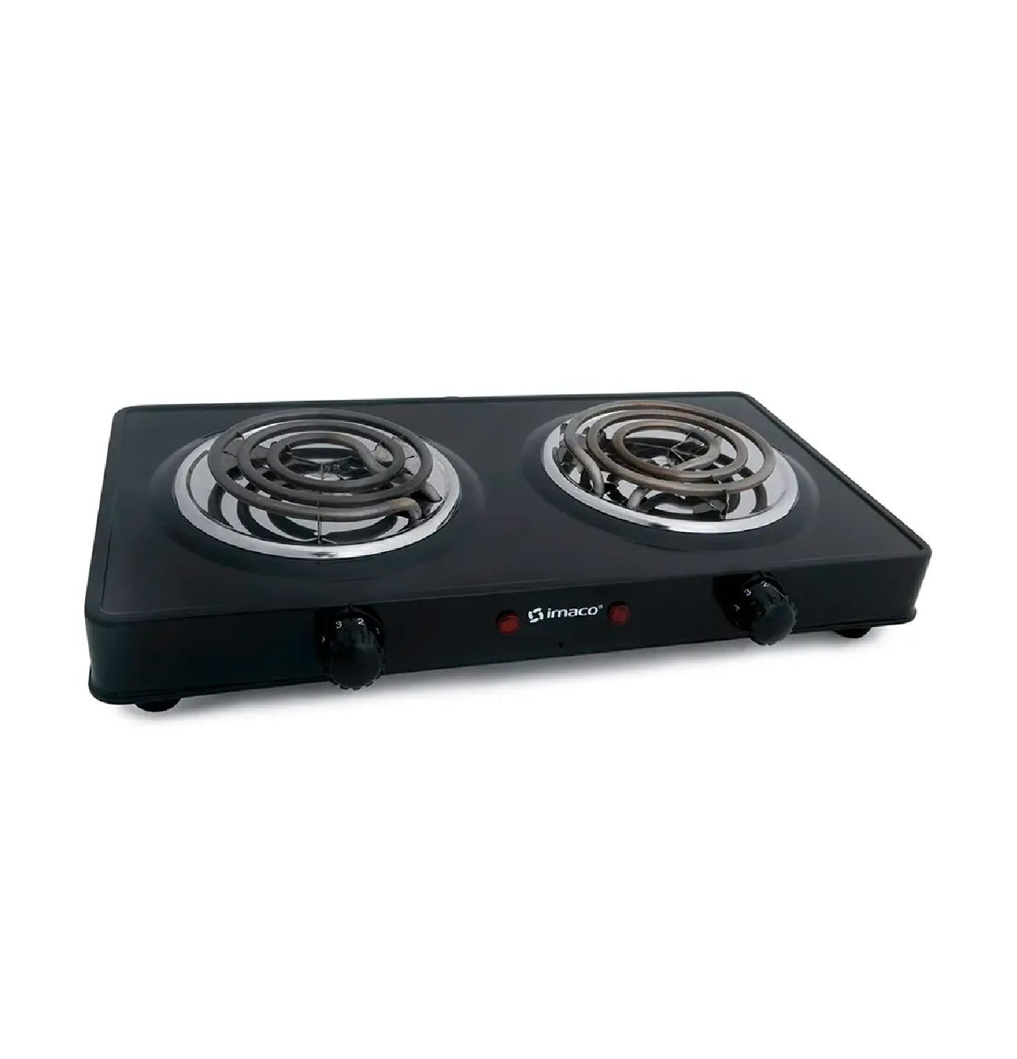 COCINA ELÉCTRICA IMACO DE 2 HORNILLAS HP1400 – NEGRO - 4