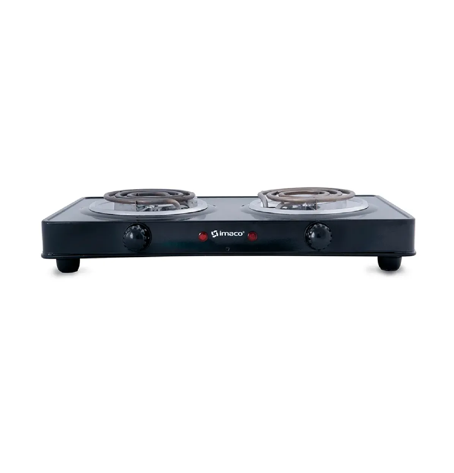 COCINA ELÉCTRICA IMACO DE 2 HORNILLAS HP1400 – NEGRO - 5