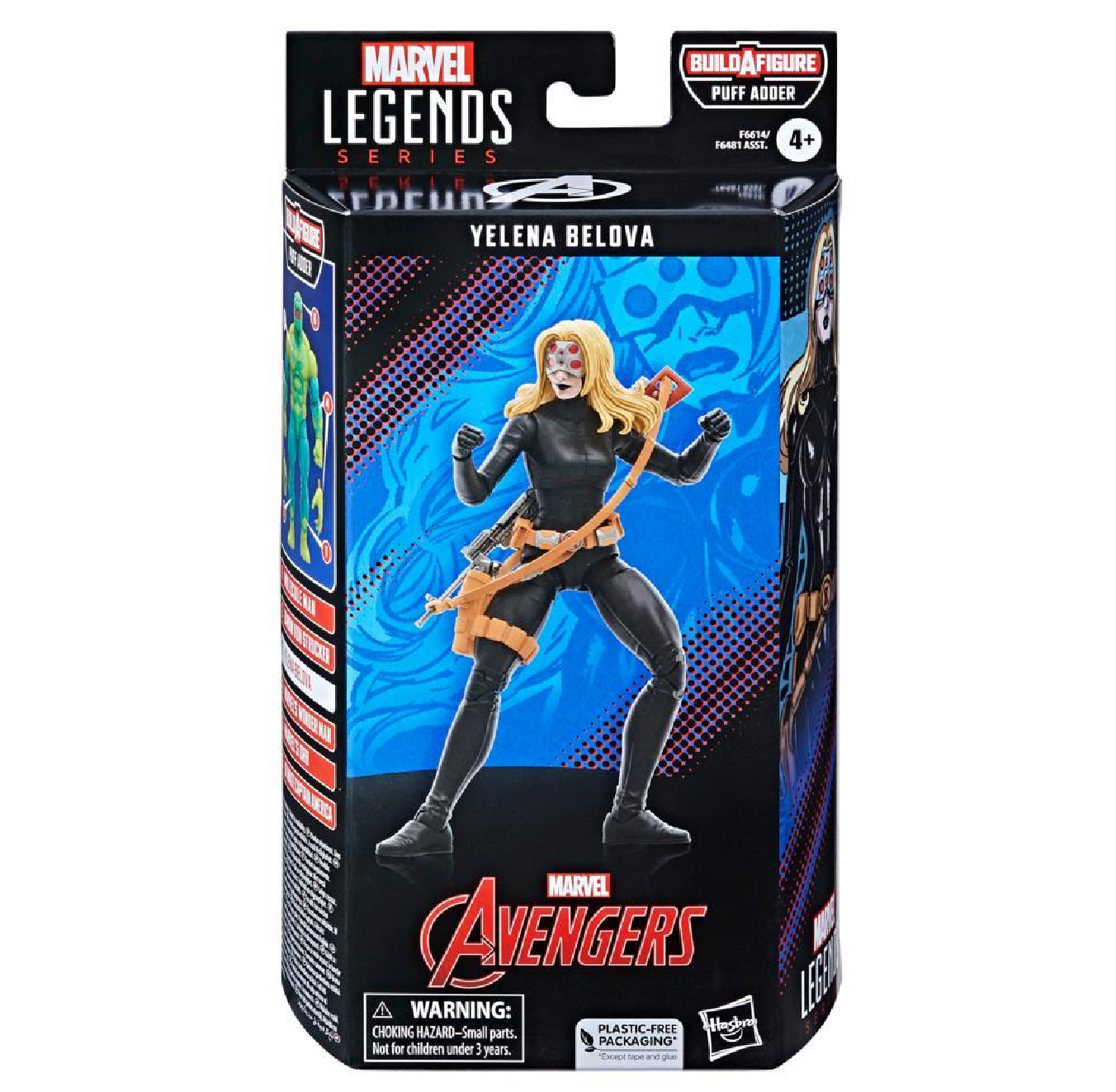 MARVEL LEGENDS AVENGERS YELENA BELOVA VIUDA NEGRA - 15 CM - 4