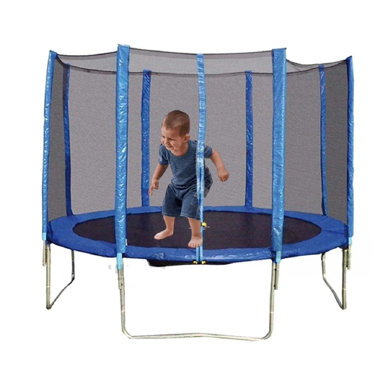 CAMA TRAMPOLÍN MODELO 8FT RYBIU DIVERTIDA - AZUL - 2