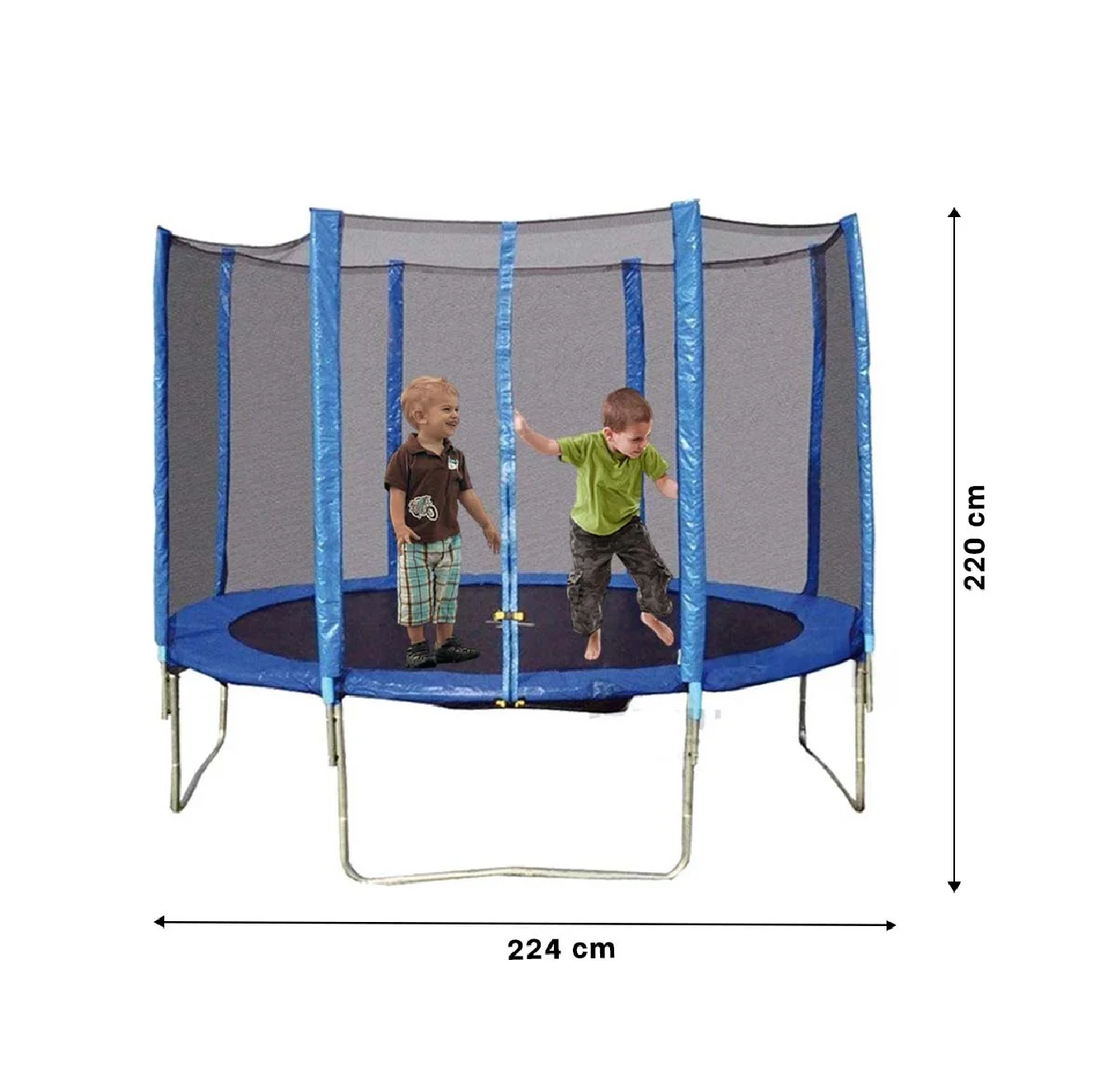 CAMA TRAMPOLÍN MODELO 8FT RYBIU DIVERTIDA - AZUL - 3
