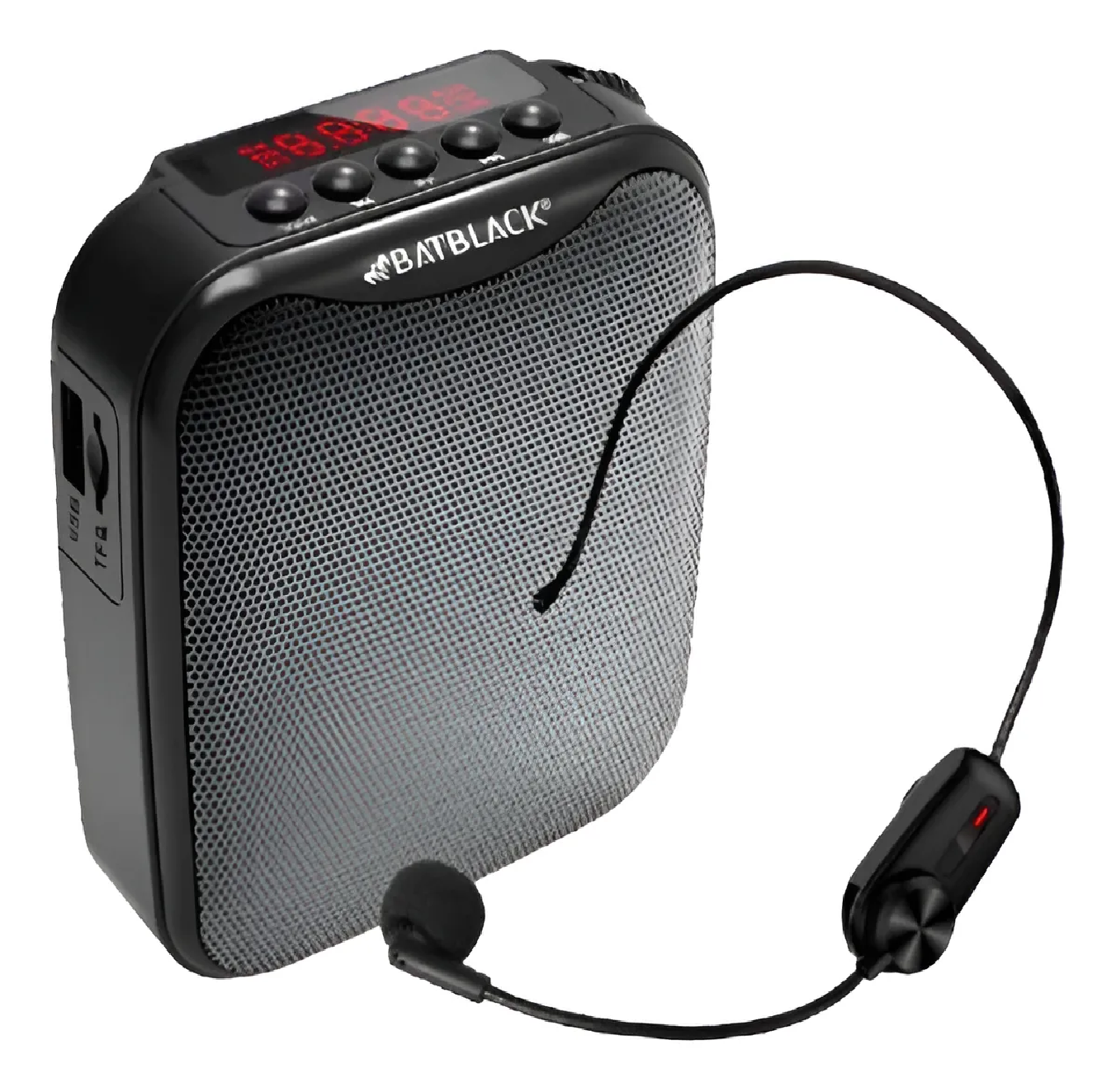PARLANTE PORTÁTIL PARA CHARLAS Y CONFERENCIAS BATBLACK BT-V317 NEGRO - 2