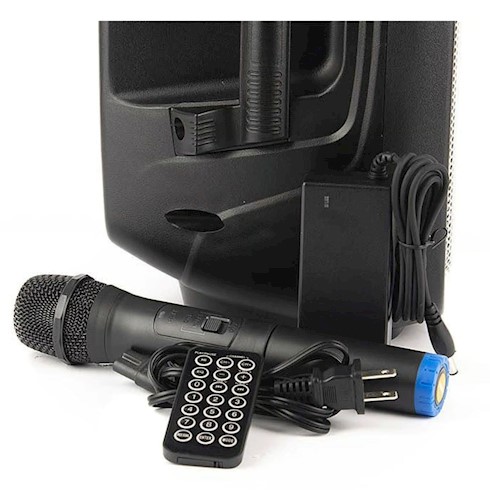 PARLANTE PORTÁTIL HELION PHA-8MB 400W UHF FM BLUETOOTH KARAOKE - 5