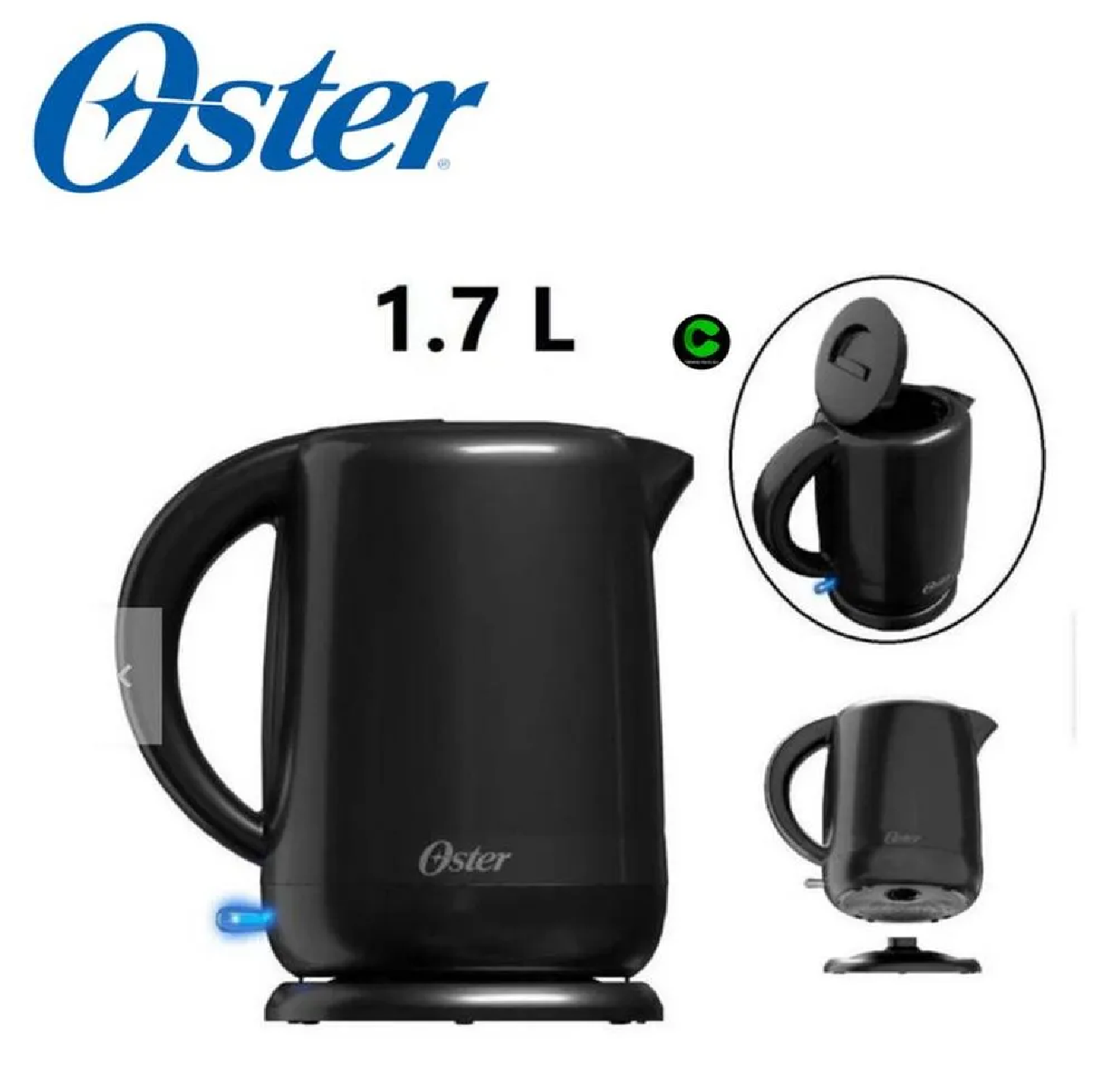 TRICOMBO OSTER LICUADORA BLSTKAGBPB + HERVIDOR + OLLA ARROCERA CKSTRCB10DFBLK - 5