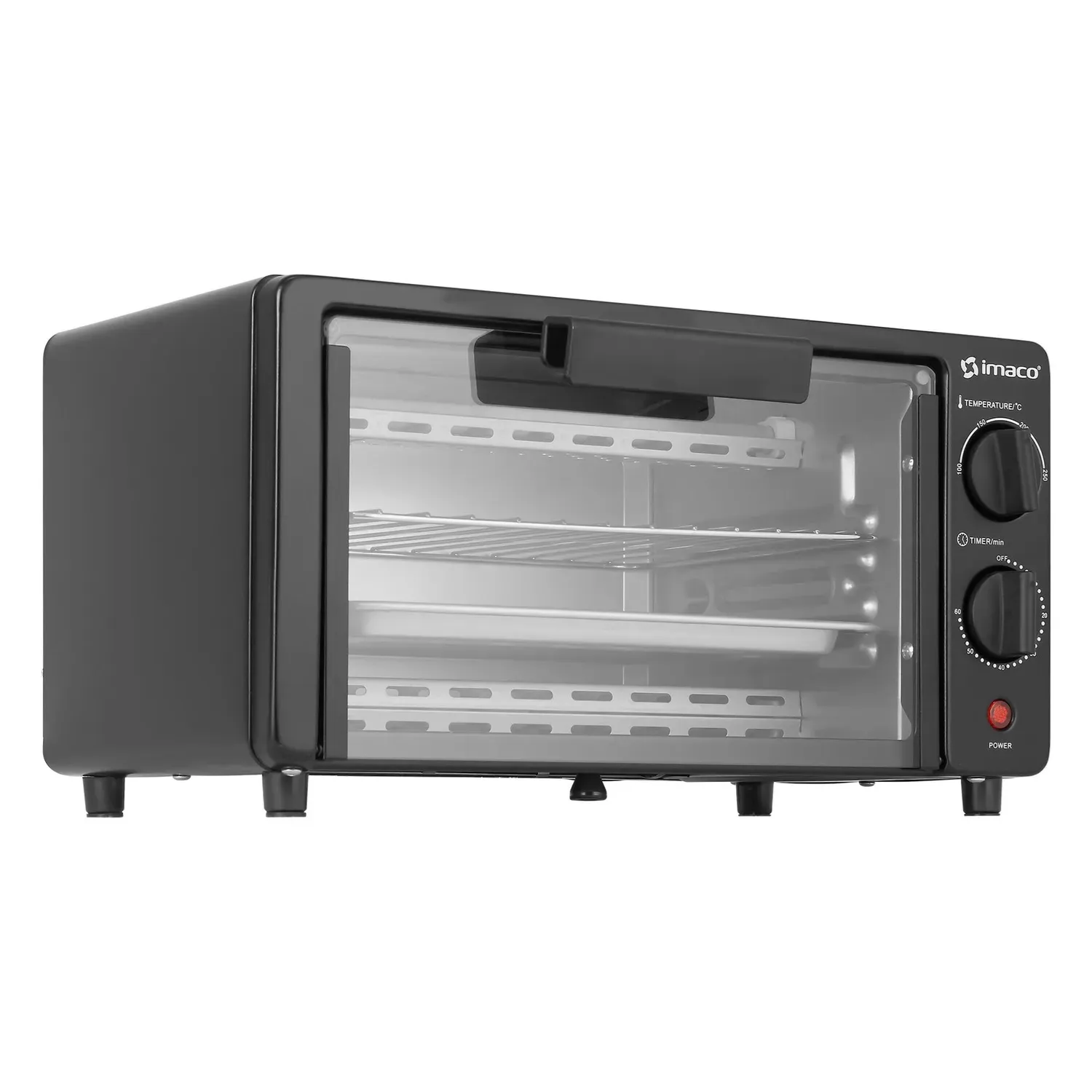 HORNO IMACO HE900B ELÉCTRICO 800W 9L - NEGRO - 3