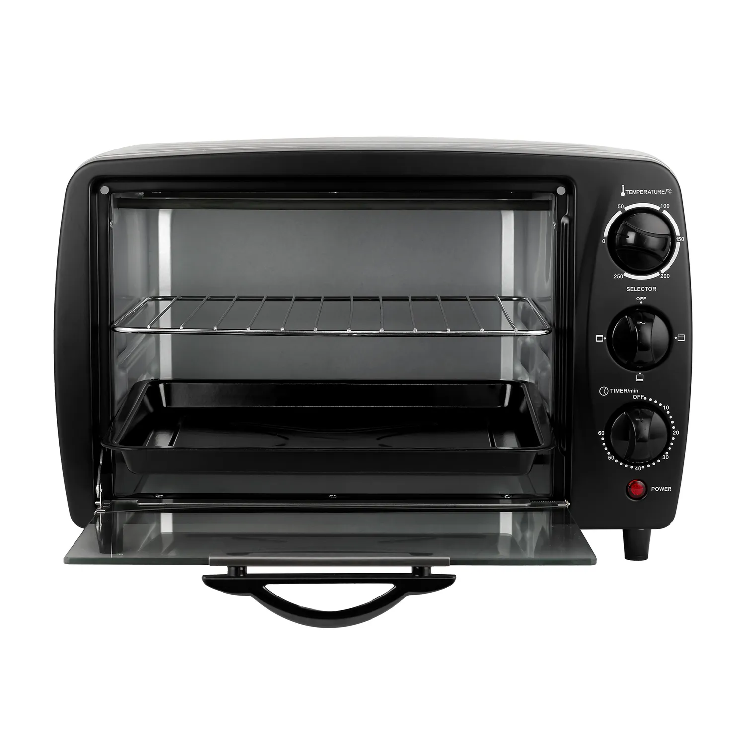 HORNO ELÉCTRICO IMACO 14 L HE14S 1200W - NEGRO - 2