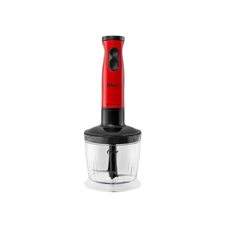 BATIDORA DE INMERSIÓN OSTER FPSTHB460A 400W CUCHILLA QUADBLADE – ROJO - 2