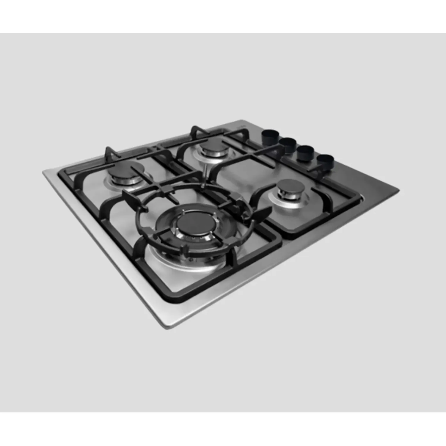 COCINA ENCIMERA A GAS DE ACERO INOXIDABLE 58 CM SOLE SOLCO036V2 - 2