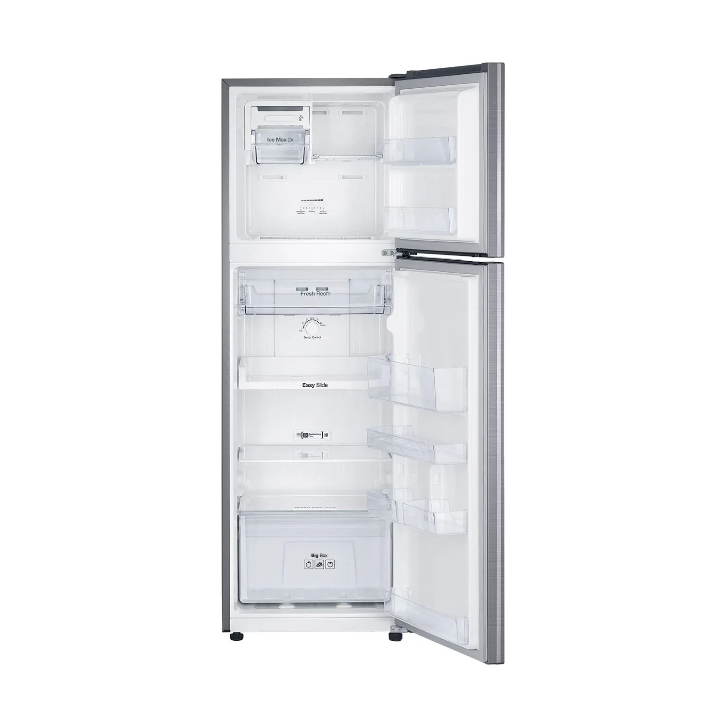 REFRIGERADORA SAMSUNG 255L RT25FARADS8 NO FROST - SILVER - 3