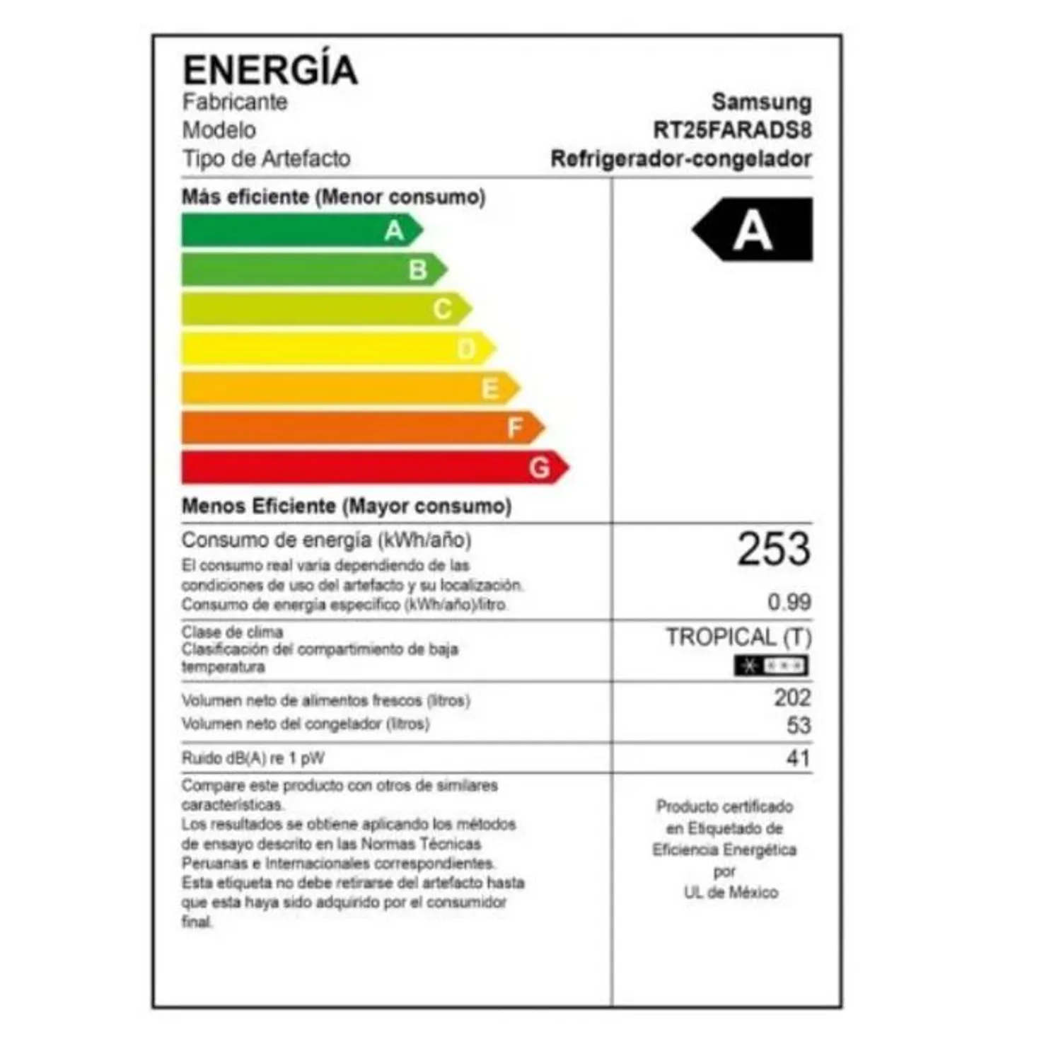 REFRIGERADORA SAMSUNG 255L RT25FARADS8 NO FROST - SILVER - 5