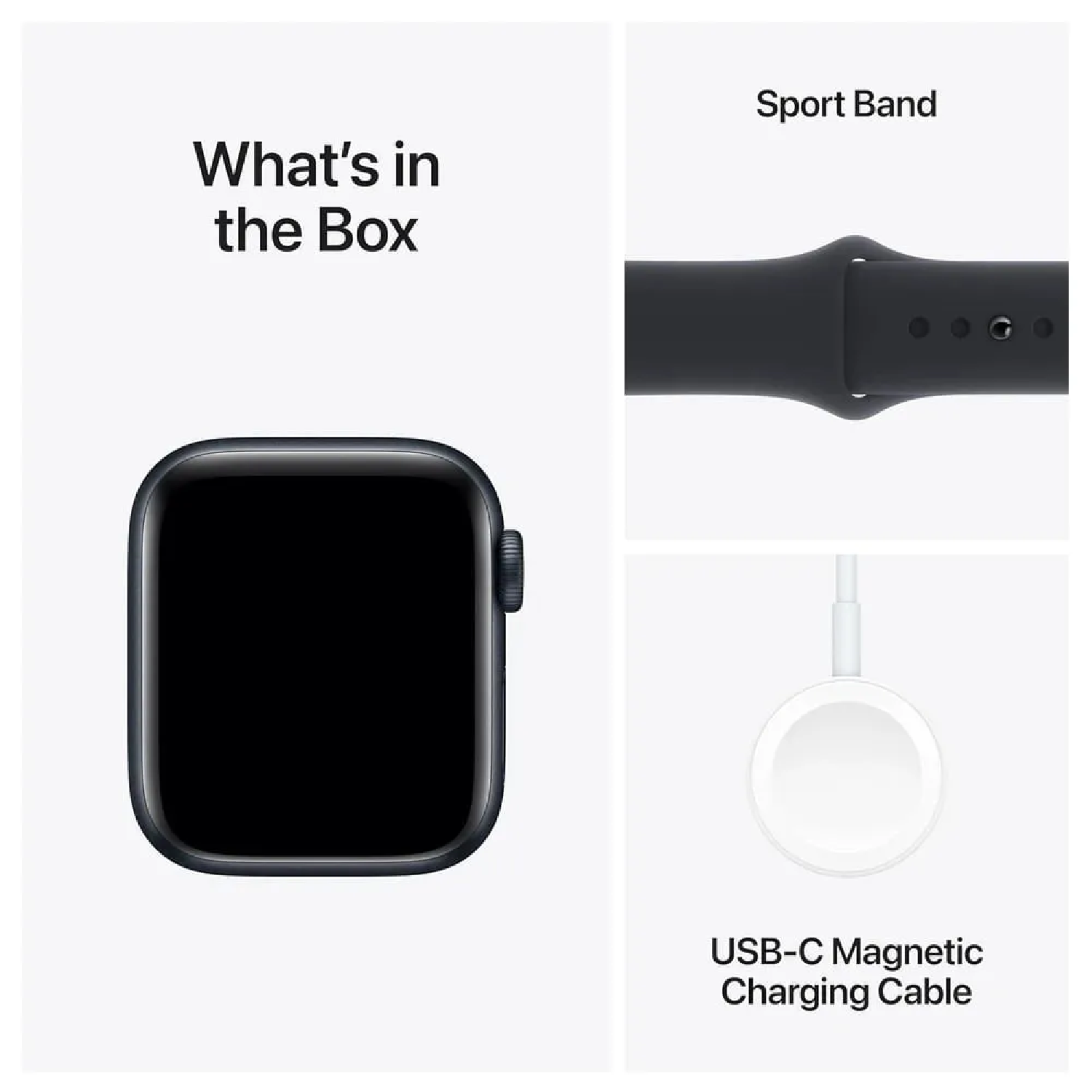 Watch Apple 40mm SE 2nd Gen GPS Sport Band 130 a 180 mm - Negro - 3