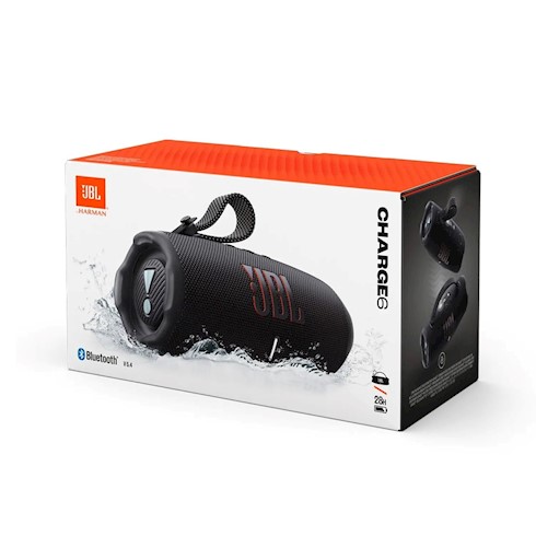 JBL CHARGE 6 PARLANTE BLUETOOTH 5.2 RESISTENTE AL AGUA 50W - NEGRO - 4